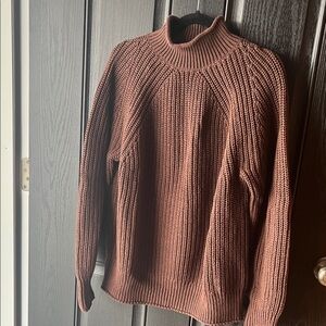 J. Crew Women’s Turtleneck Sweater in Rich Brown